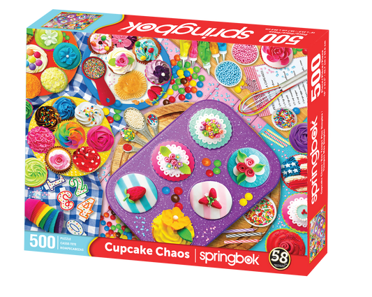 Cupcake Chaos- NEW 500 Piece Springbok