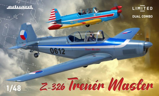 Z326 Trener Master Two-Seater Aircraft Dual Combo (Ltd Edition Plastic Kit) 1/48 Eduard