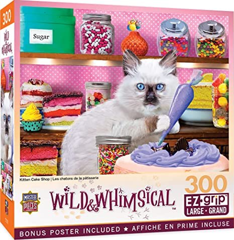 Wild & Whimsical - Kitten Cake Shop 300pc EzGrip Puzzle