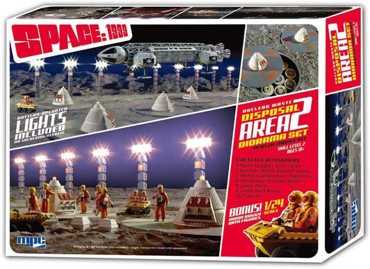 Space: 1999 Nuclear Waste Area 2 Diorama/MoonBuggy