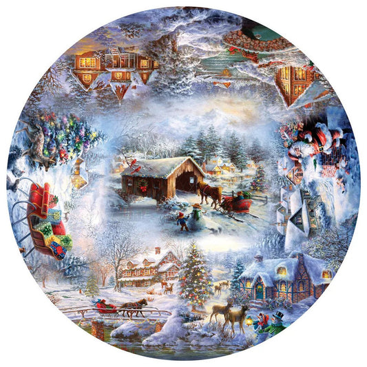 Winter Wonderland (Round) 500 Piece Springbok