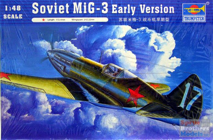 02830 1/48 Soviet Mig-3 Early Version Fighter