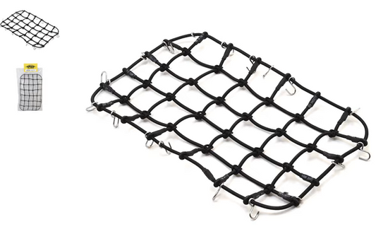 Yeah Racing Traxxas TRX-4 1/10 Scale Accessory Luggage Net (Black) (250x150mm)