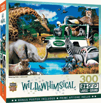 Wild & Whimsical - Watering Hole 300pc EzGrip Puzzle