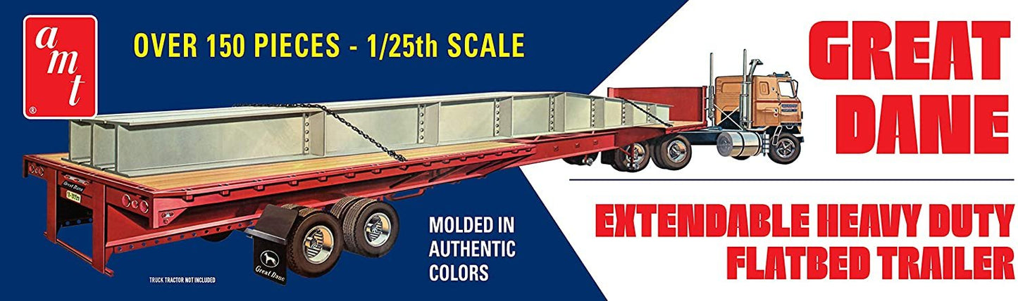 1/25 Extendable Flatbed Trailer Great Dane