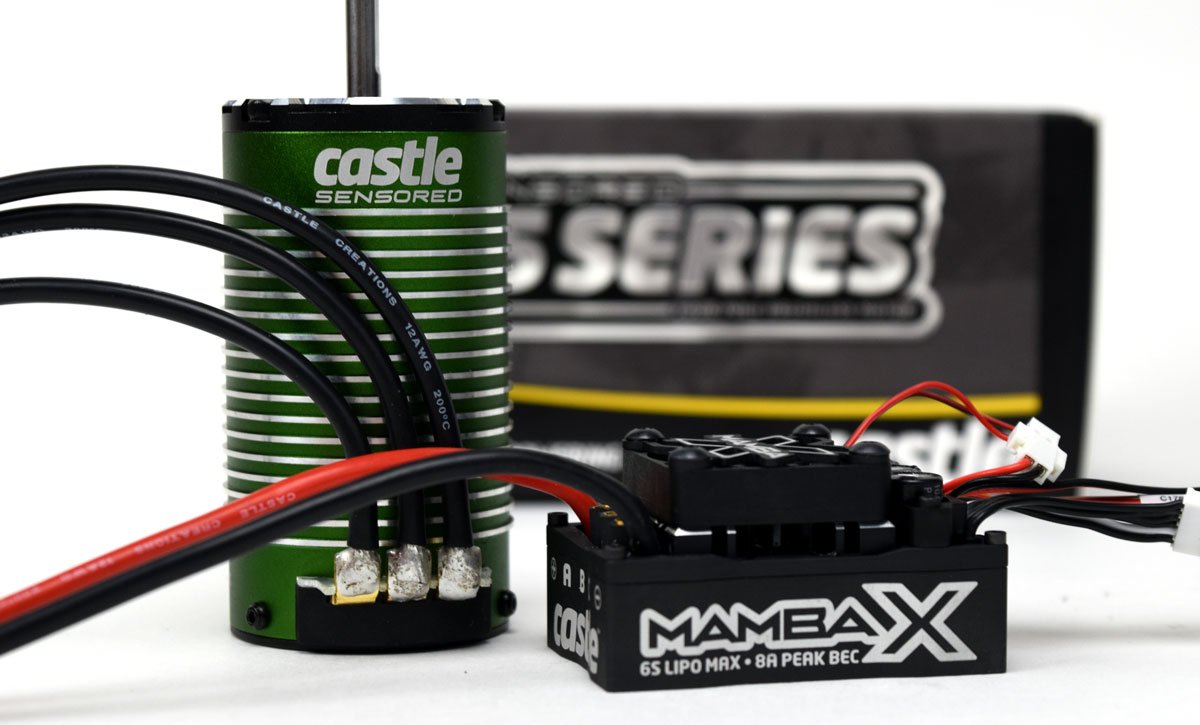 010-0155-05 Mamba X 25.2V WP ESC + 1515-2200KV Sensored