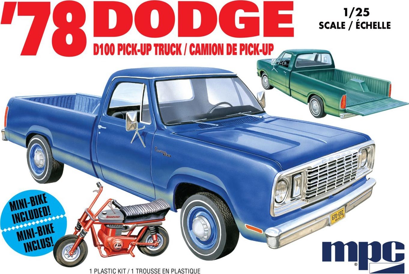 '78 Dodge D100 Custom P/U 1:25