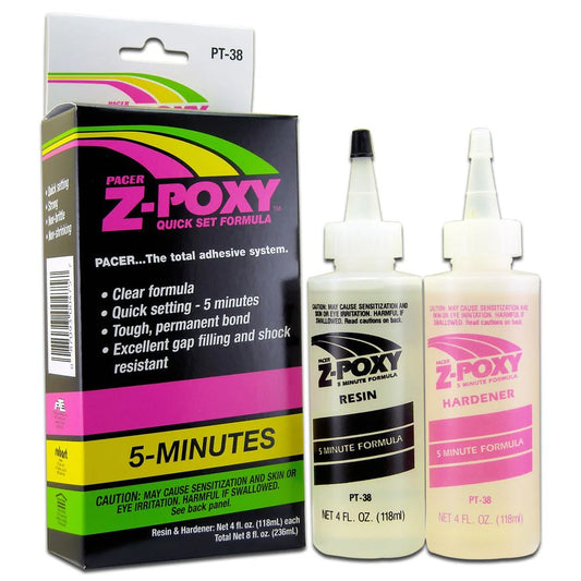 Z-POXY Zap 5-Minute Epoxy - 8oz  227mL