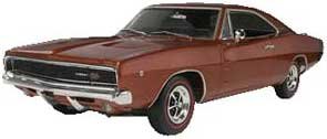 Plastic Model Kit-'68 Dodge Charger 2-In-1 1:25