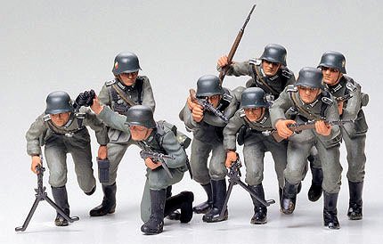 1/35 German Assault Troops Plastic Model