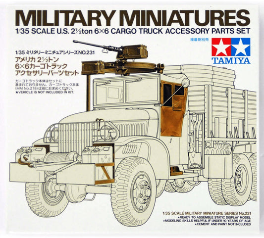 1/35 U.S 2.5T 6x6 Cargo Truck Acces